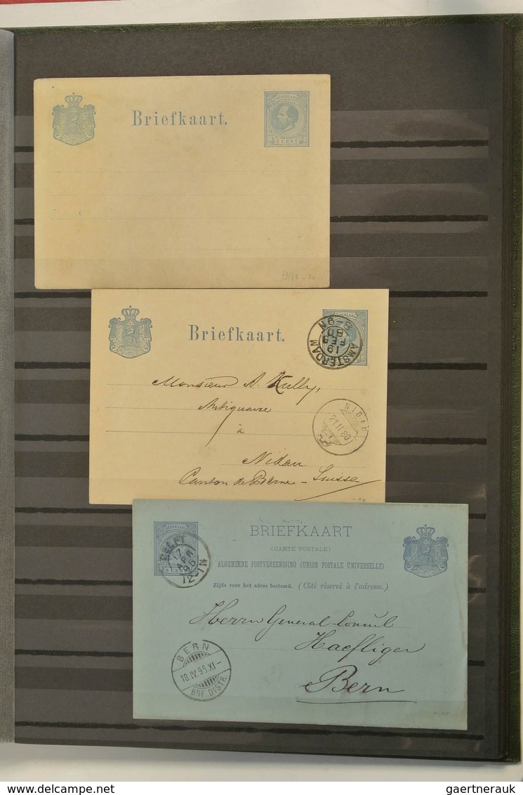 27435 Niederlande: 1852/1930: Small Collection Of 18 Covers Of The Netherlands 1852-1930 In Stockbook. Con - Lettres & Documents