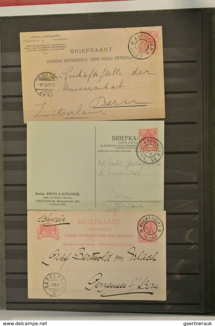 27435 Niederlande: 1852/1930: Small collection of 18 covers of the Netherlands 1852-1930 in stockbook. Con