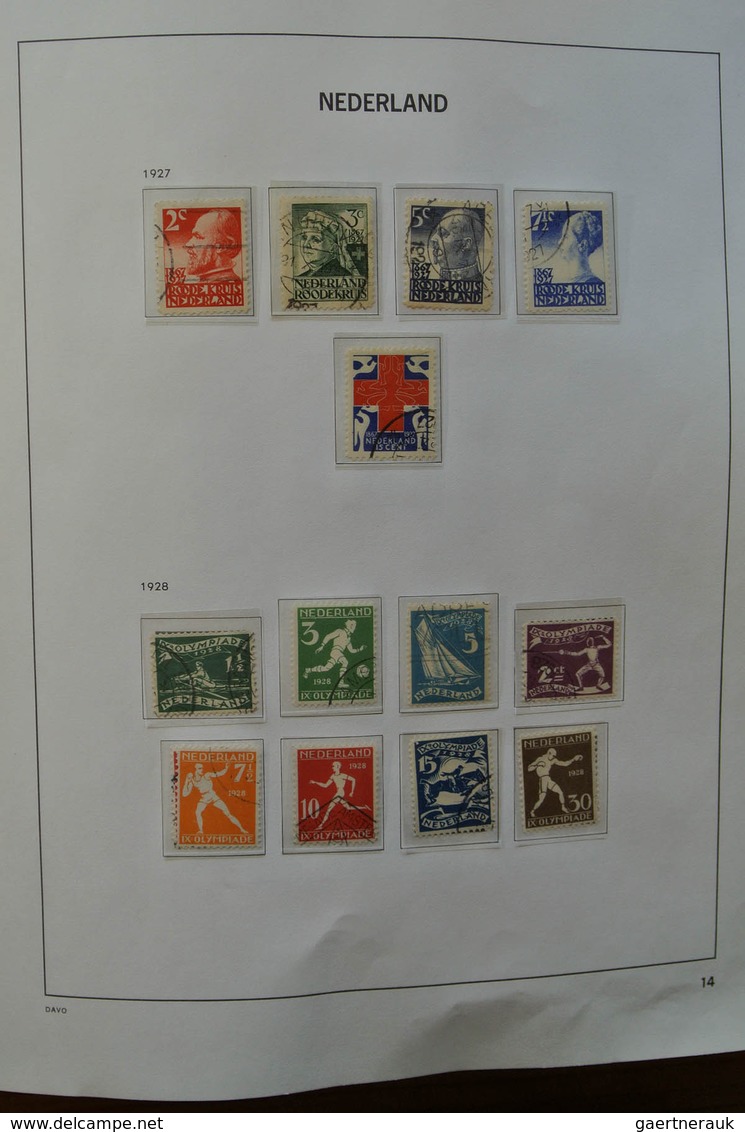 27439 Niederlande: 1852-2009. Well filled, almost only canceled collection Netherlands 1852-2009 in 3 Davo