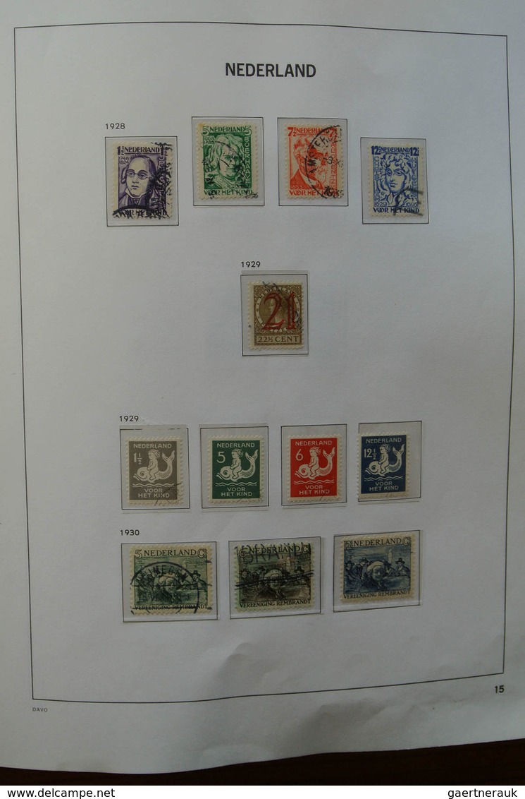 27439 Niederlande: 1852-2009. Well filled, almost only canceled collection Netherlands 1852-2009 in 3 Davo