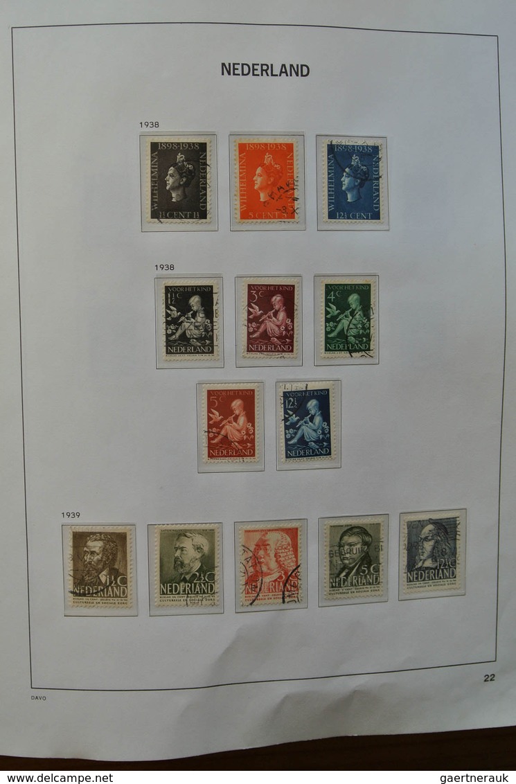 27439 Niederlande: 1852-2009. Well filled, almost only canceled collection Netherlands 1852-2009 in 3 Davo