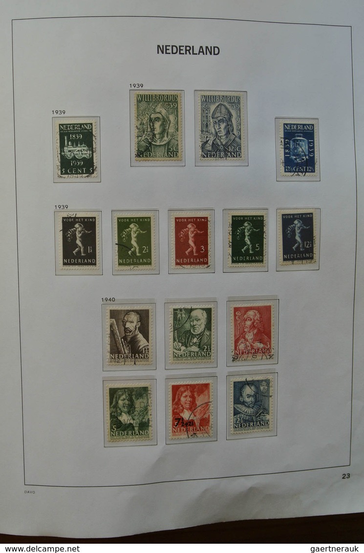 27439 Niederlande: 1852-2009. Well filled, almost only canceled collection Netherlands 1852-2009 in 3 Davo