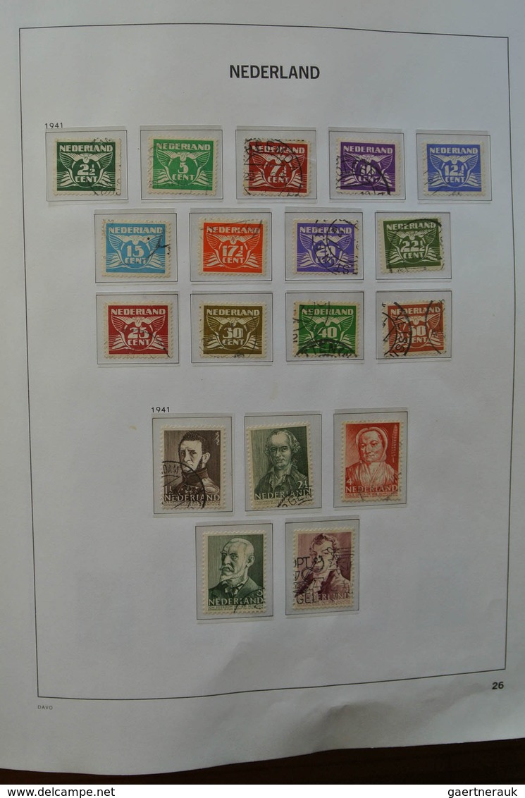 27439 Niederlande: 1852-2009. Well filled, almost only canceled collection Netherlands 1852-2009 in 3 Davo