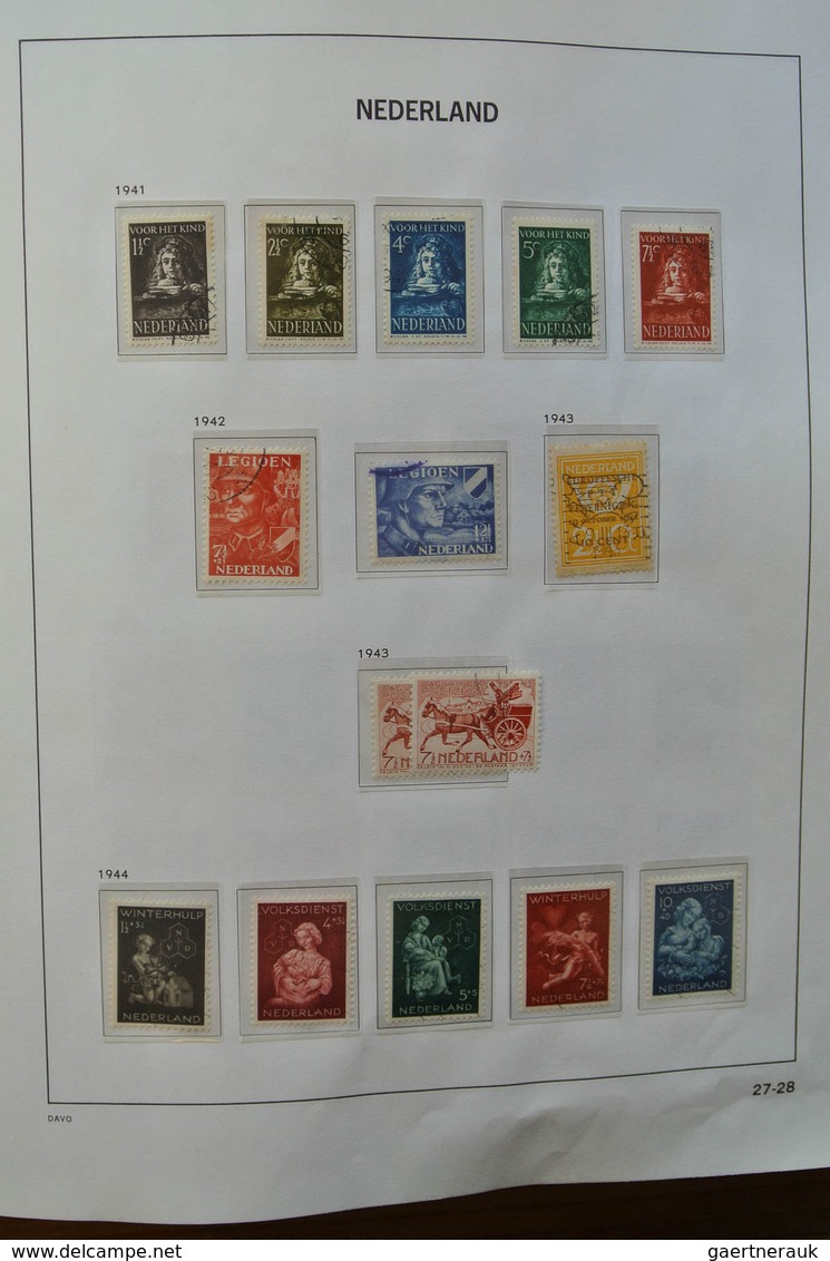 27439 Niederlande: 1852-2009. Well filled, almost only canceled collection Netherlands 1852-2009 in 3 Davo