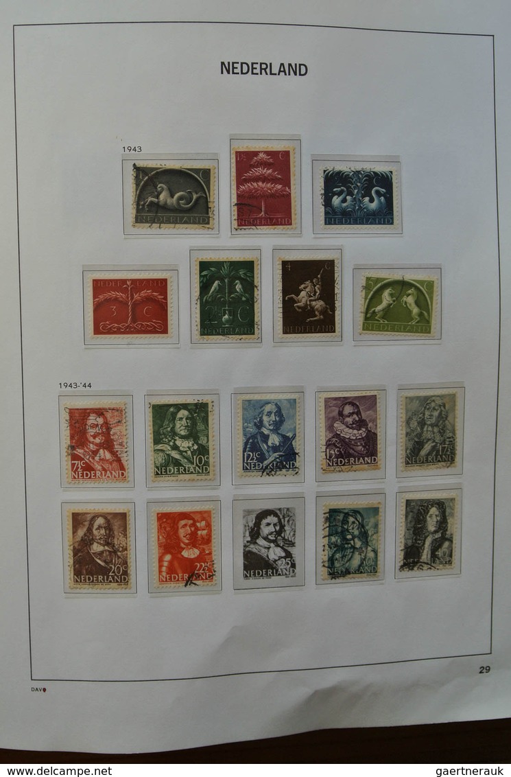 27439 Niederlande: 1852-2009. Well filled, almost only canceled collection Netherlands 1852-2009 in 3 Davo