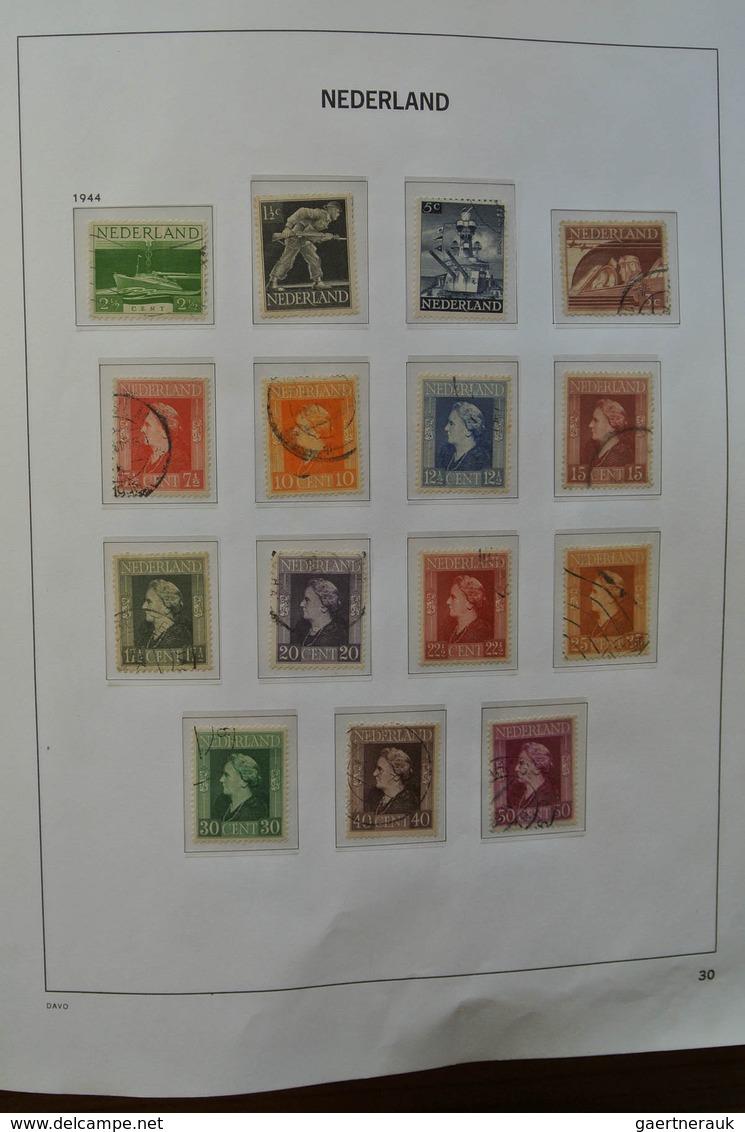 27439 Niederlande: 1852-2009. Well filled, almost only canceled collection Netherlands 1852-2009 in 3 Davo