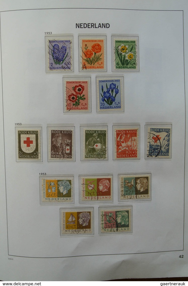 27439 Niederlande: 1852-2009. Well filled, almost only canceled collection Netherlands 1852-2009 in 3 Davo