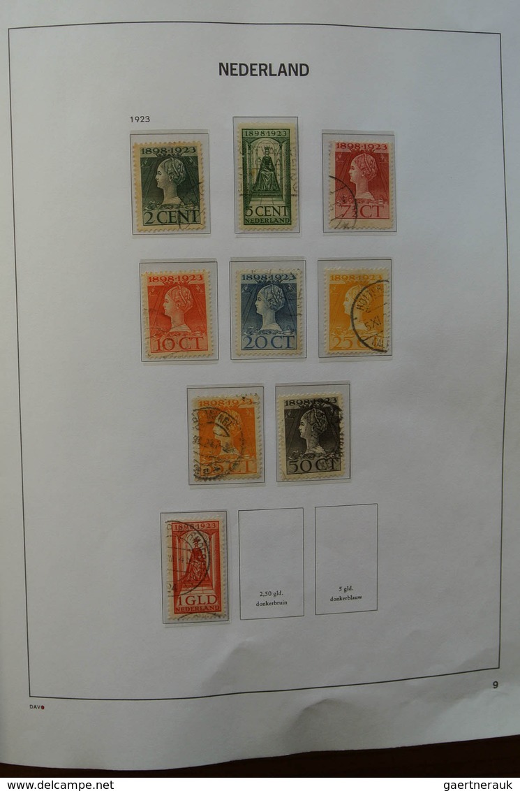 27439 Niederlande: 1852-2009. Well filled, almost only canceled collection Netherlands 1852-2009 in 3 Davo