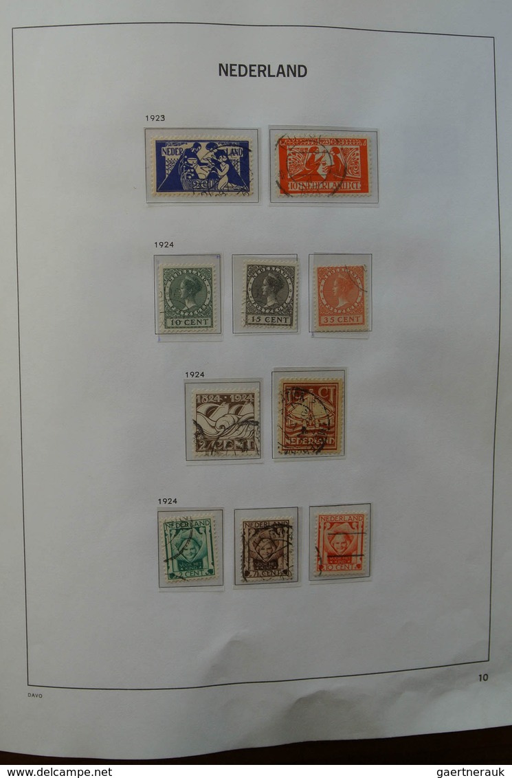 27439 Niederlande: 1852-2009. Well filled, almost only canceled collection Netherlands 1852-2009 in 3 Davo