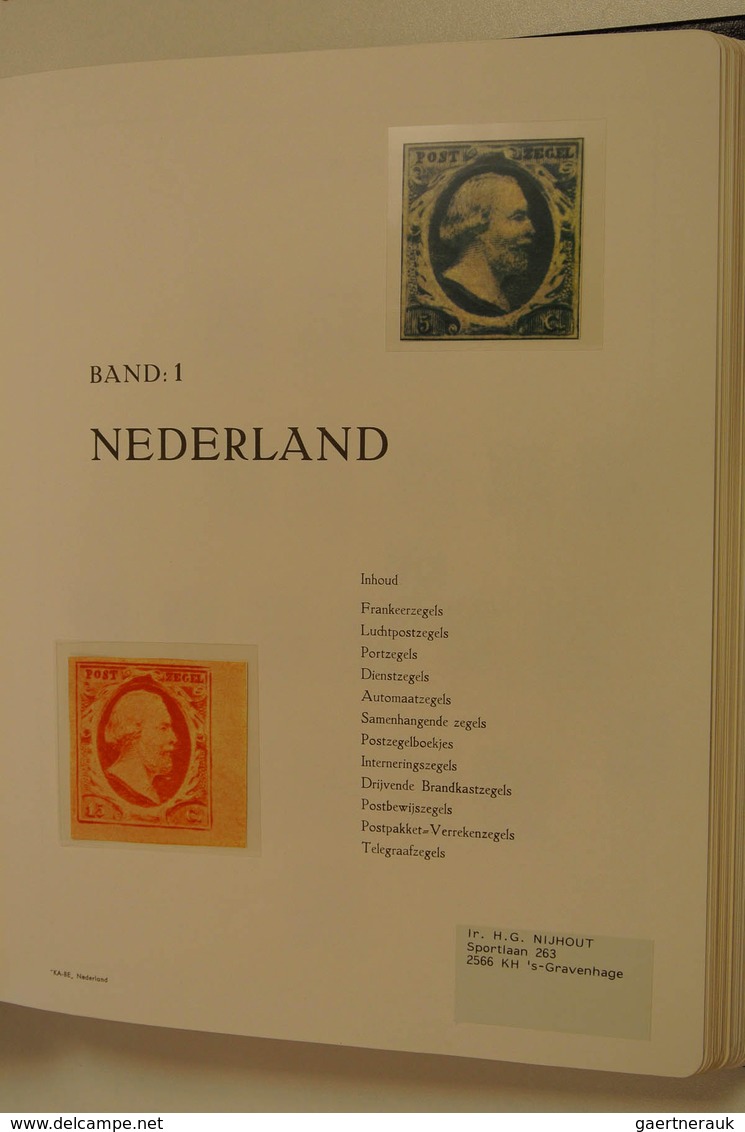 27440 Niederlande: 1852/2002: Well Filled, Mostly Used And Somewhat Specialised (a.o. Some Plate Flaws) Co - Lettres & Documents