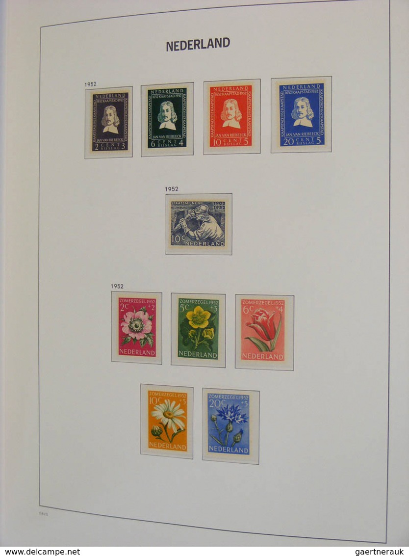 27446 Niederlande: 1869/2003: Mostly MNH and mint hinged collection Netherlands 1869-2003 in 5 Davo luxe a