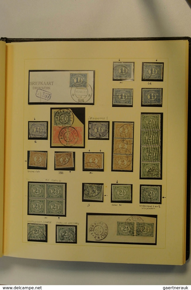 27453 Niederlande: 1899: Nice, Specialised Collection Numerals, Netherlands 1899 In Album. Collection Cont - Briefe U. Dokumente