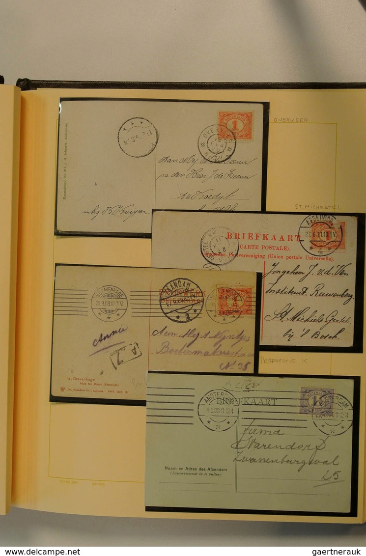 27453 Niederlande: 1899: Nice, Specialised Collection Numerals, Netherlands 1899 In Album. Collection Cont - Briefe U. Dokumente