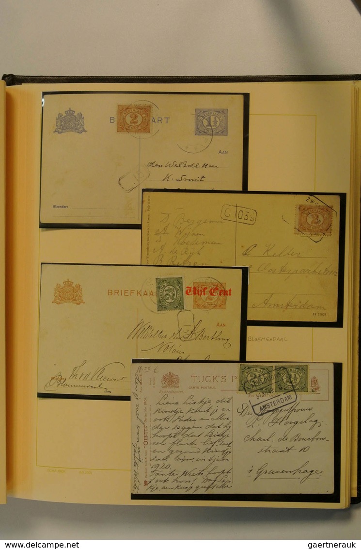 27453 Niederlande: 1899: Nice, Specialised Collection Numerals, Netherlands 1899 In Album. Collection Cont - Briefe U. Dokumente