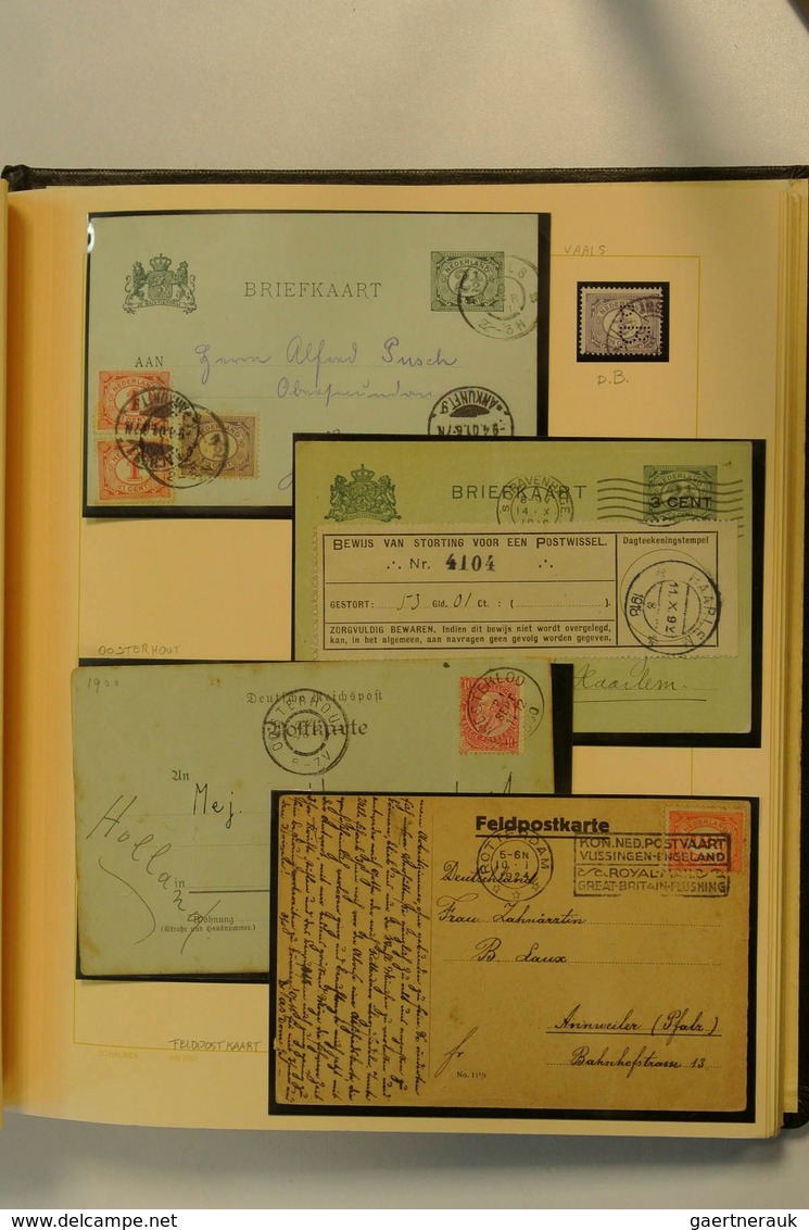 27453 Niederlande: 1899: Nice, Specialised Collection Numerals, Netherlands 1899 In Album. Collection Cont - Lettres & Documents