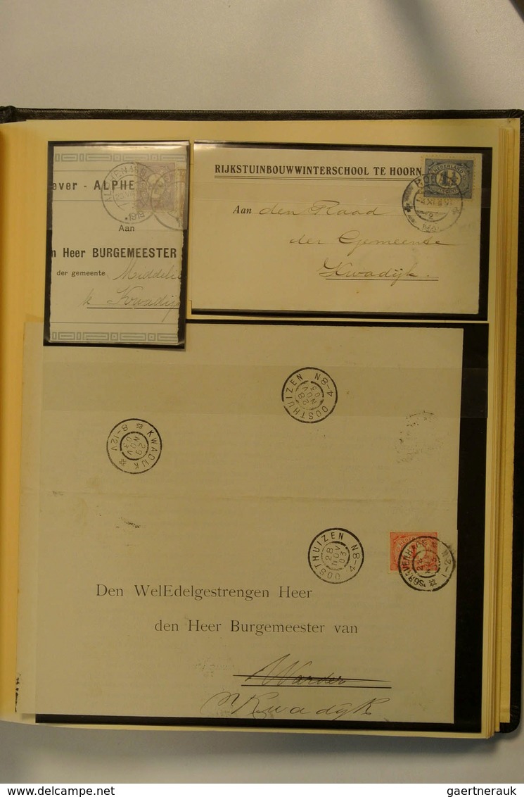 27453 Niederlande: 1899: Nice, specialised collection numerals, Netherlands 1899 in album. Collection cont