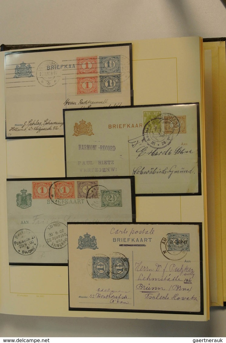 27453 Niederlande: 1899: Nice, specialised collection numerals, Netherlands 1899 in album. Collection cont