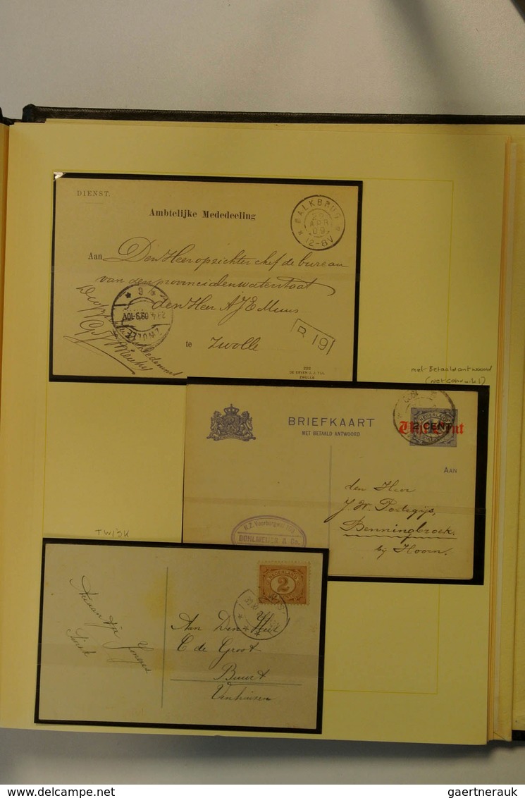 27453 Niederlande: 1899: Nice, specialised collection numerals, Netherlands 1899 in album. Collection cont