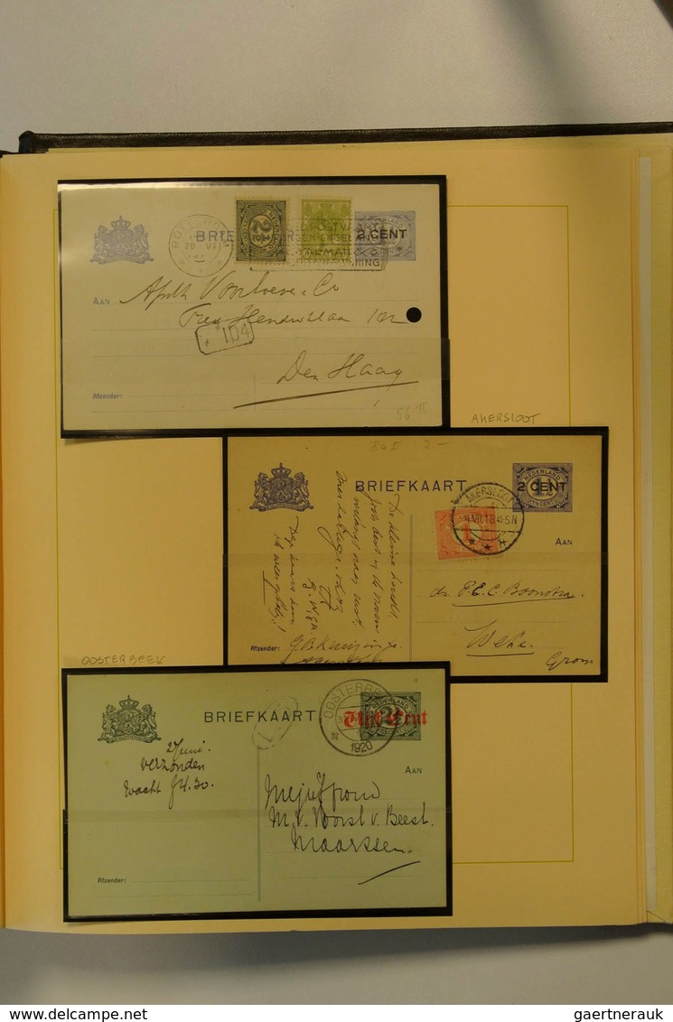 27453 Niederlande: 1899: Nice, specialised collection numerals, Netherlands 1899 in album. Collection cont