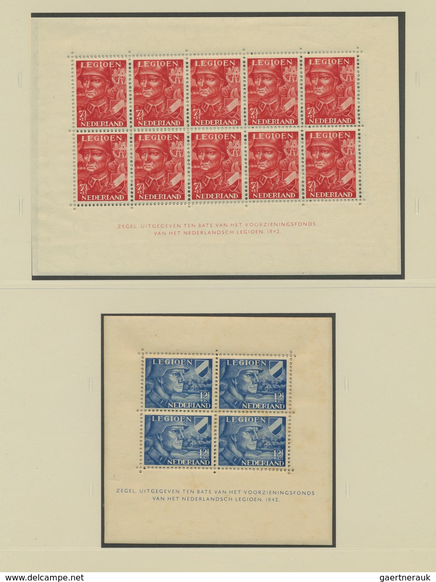27454 Niederlande: 1900/1988 (ca): Postfrische (im Anfang Auch Gestempelte Und Ungebrauchte) Sammlung Im 2 - Lettres & Documents