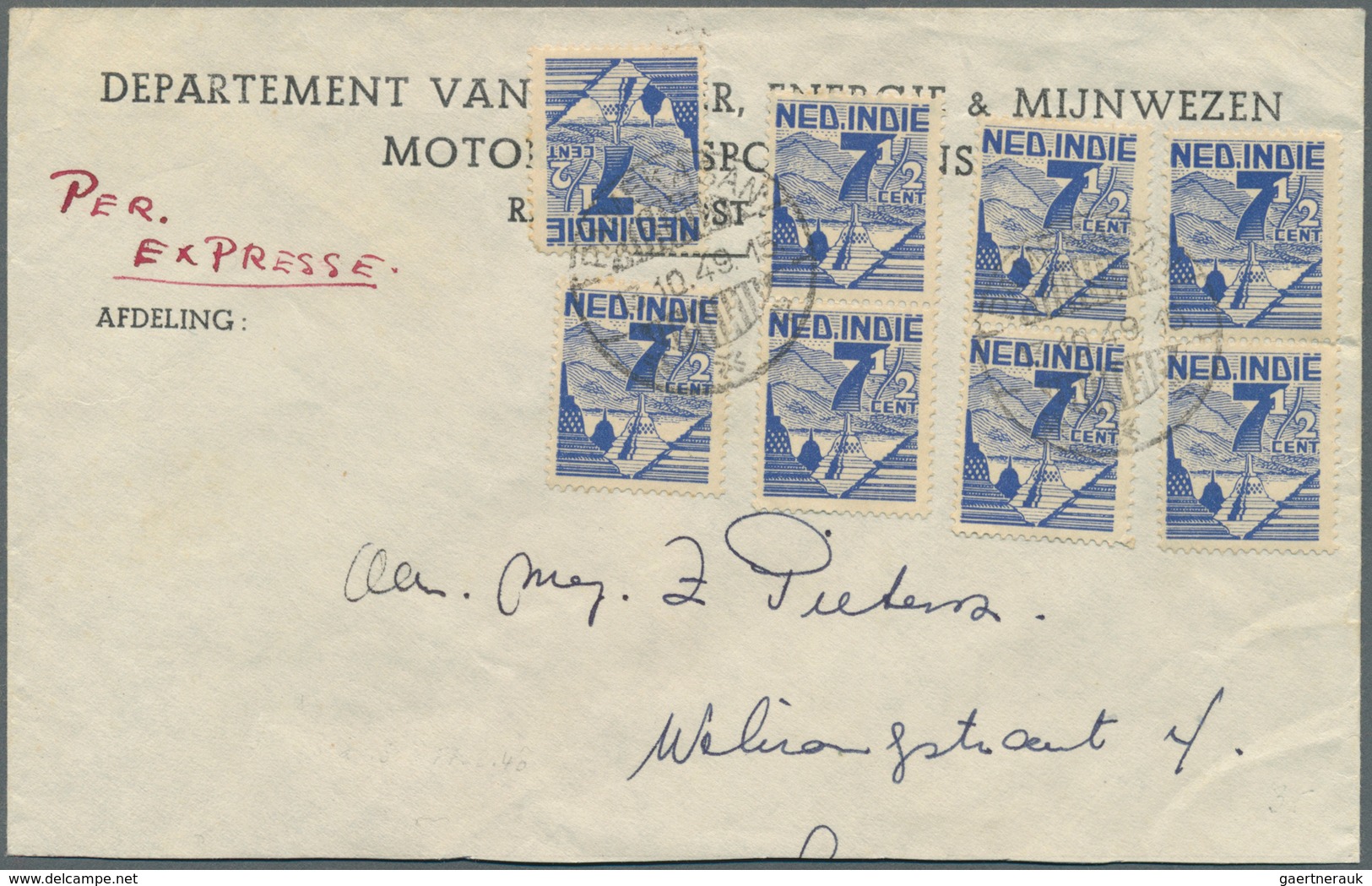 27464 Niederlande: 1934/1993, Holding Of More Than 250 Covers And Cards (incl. Some Dutch Indies And A Few - Brieven En Documenten