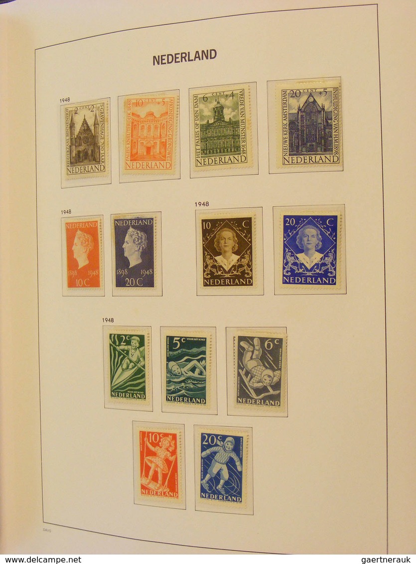 27467 Niederlande: 1945/76: MNH, mint and used collection Netherlands 1945-1976, in various quality, pract