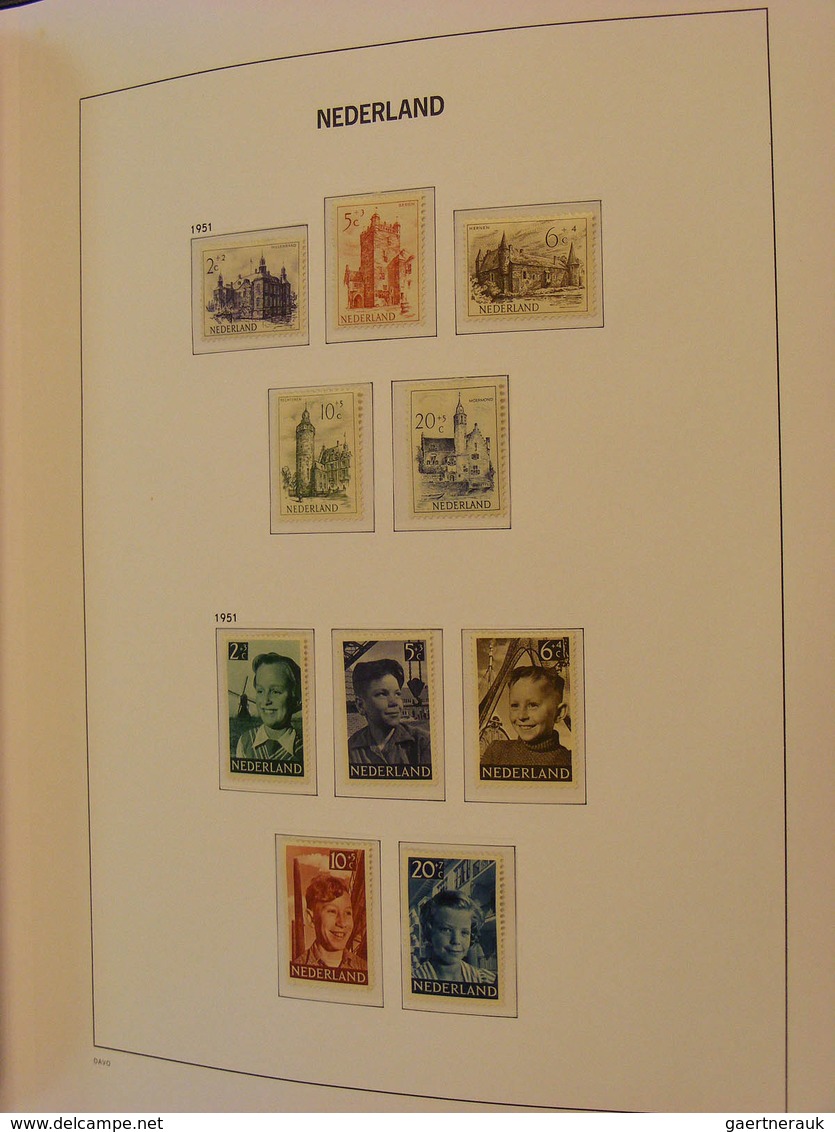 27467 Niederlande: 1945/76: MNH, mint and used collection Netherlands 1945-1976, in various quality, pract