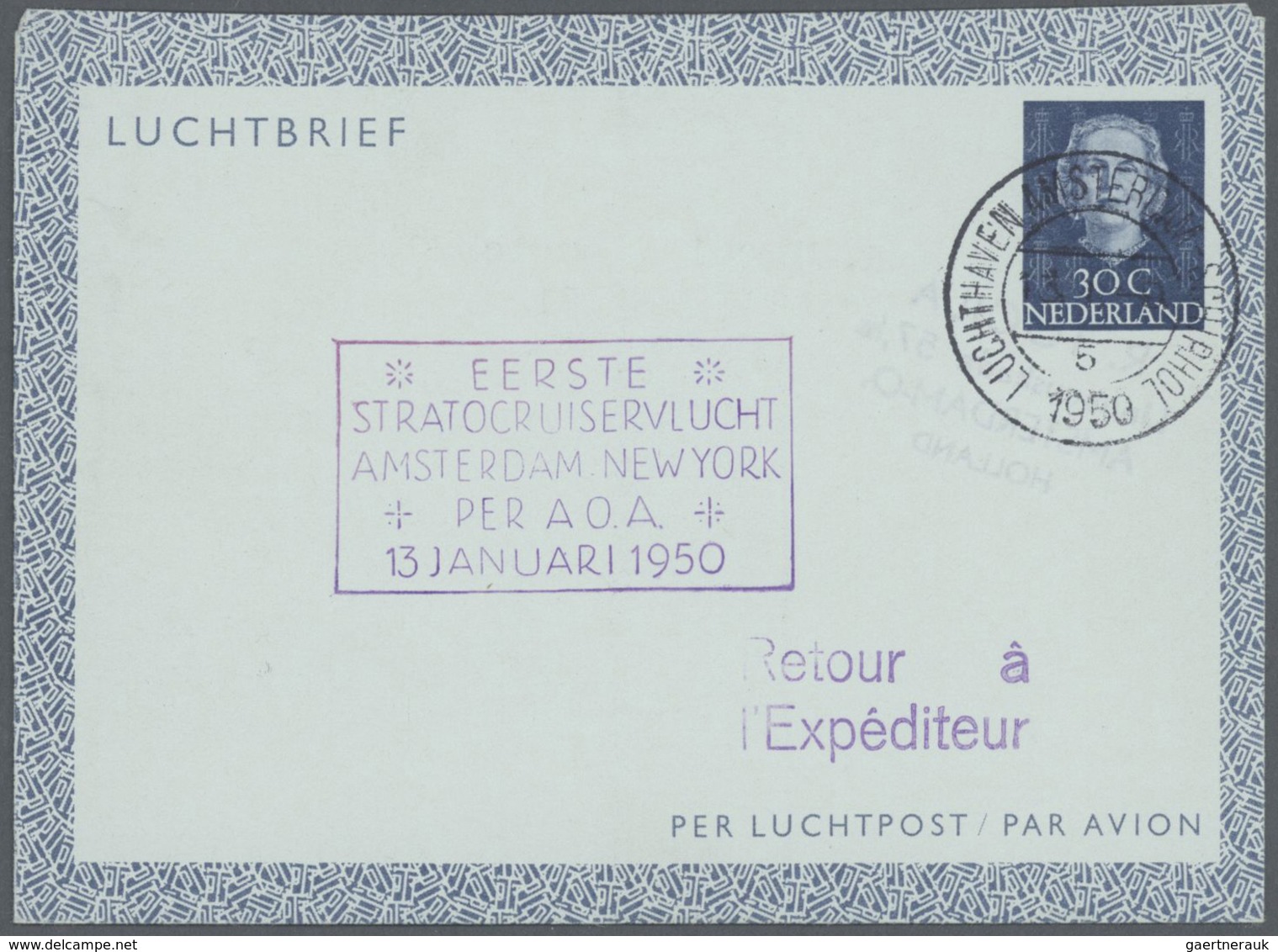 27468 Niederlande: 1946 - 1998, Umfangreiche Briefepartie Von Ca. 220 Belegen Mit Vielen Besseren Frankatu - Lettres & Documents