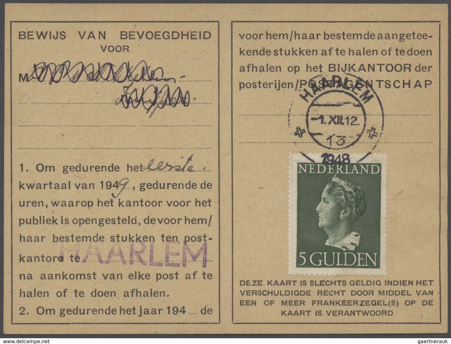 27470 Niederlande: 1948 From Ca., Comprehensive Collection With More Than 170 Covers, Focus On "postal Rat - Lettres & Documents