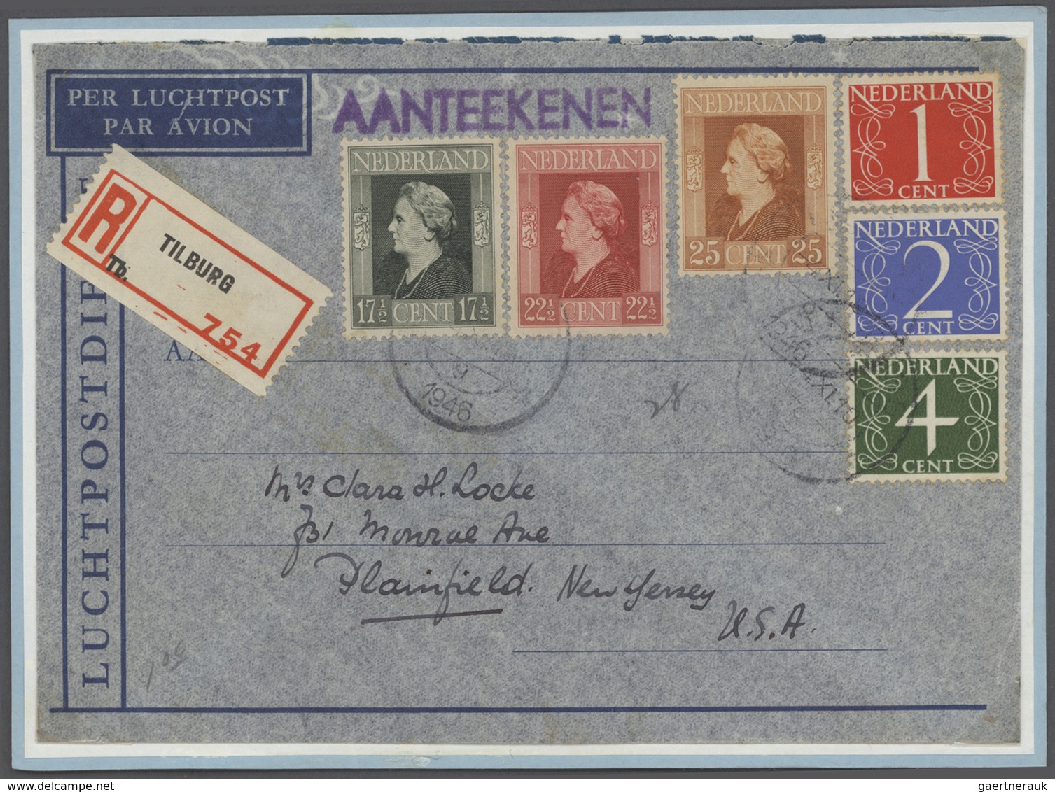 27470 Niederlande: 1948 From Ca., Comprehensive Collection With More Than 170 Covers, Focus On "postal Rat - Lettres & Documents