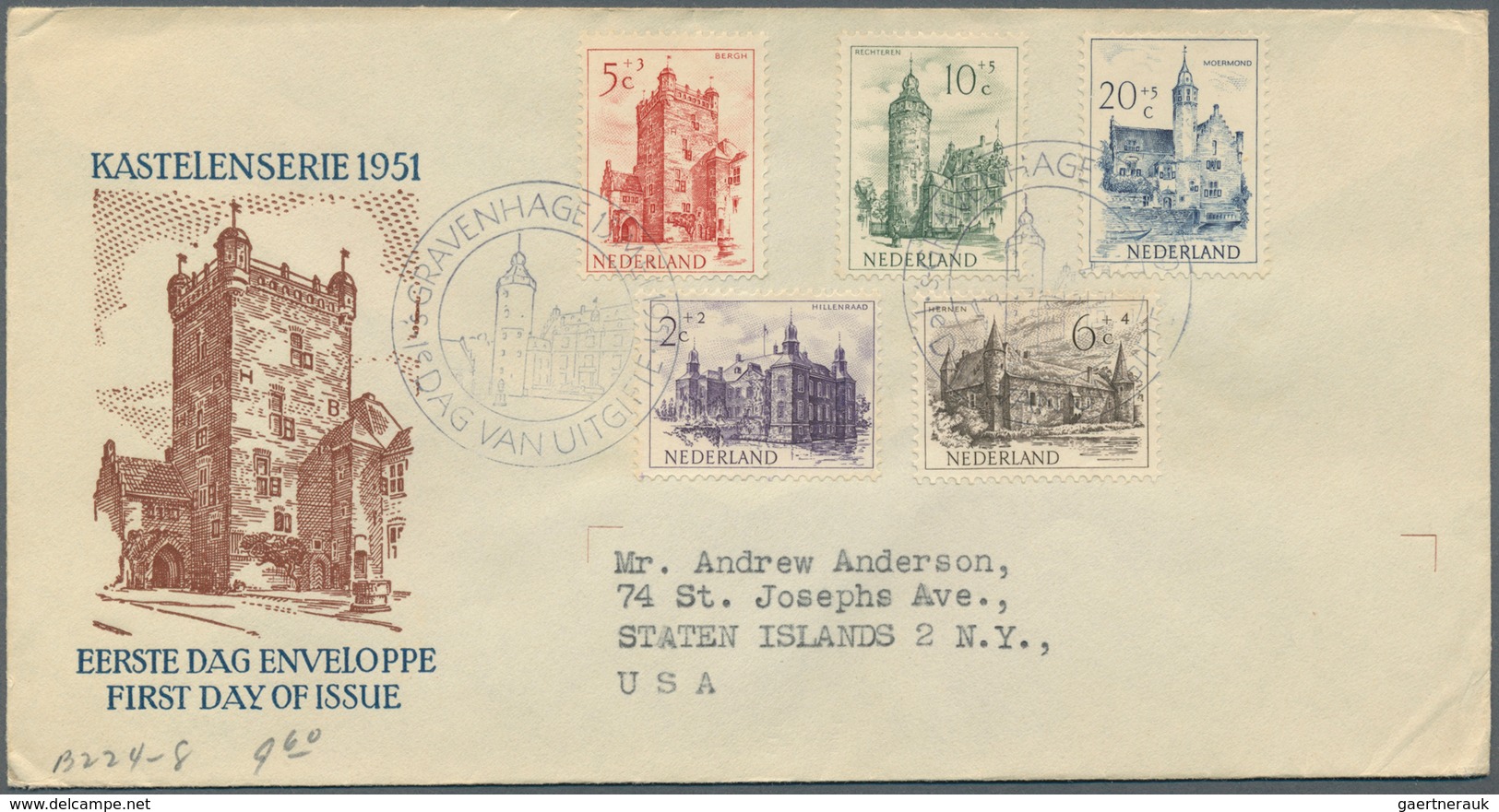 27473 Niederlande: 1950/1963, Kleine Sammlung Von 26 Verschiedenen FDCs, Dabei U.a. Sommermarken 1950-1953 - Lettres & Documents