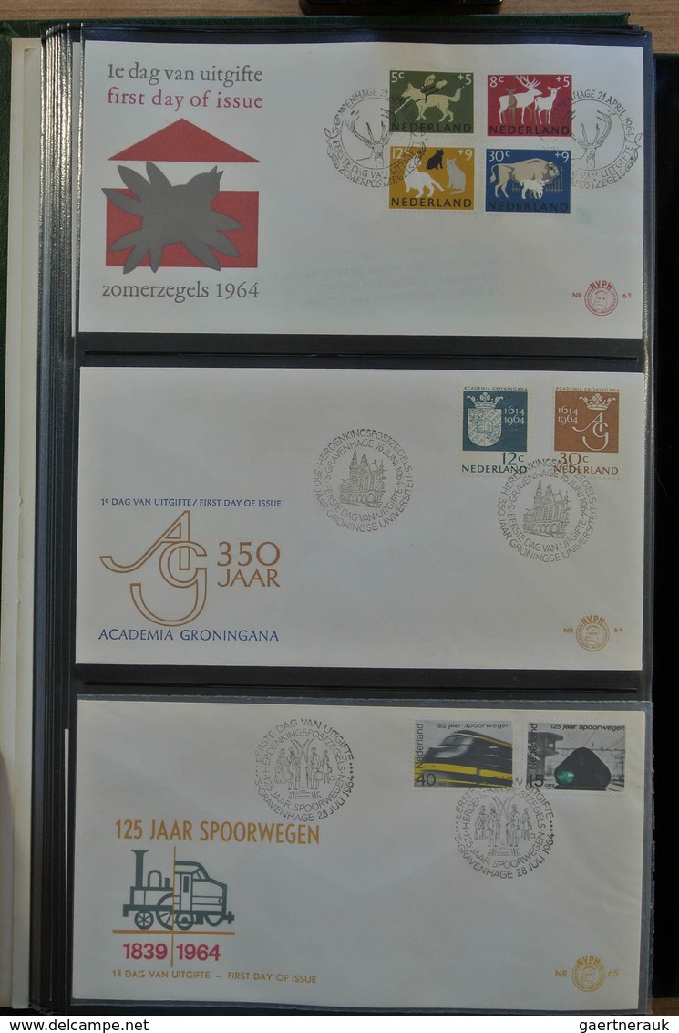 27475 Niederlande: 1958-2010 Almost Complete, Mostly Unaddressed Collection FDC's Of The Netherlands 1958- - Lettres & Documents