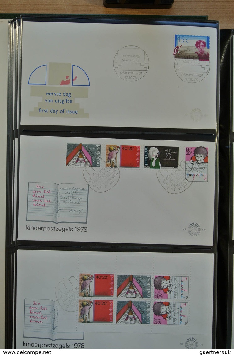 27475 Niederlande: 1958-2010 Almost complete, mostly unaddressed collection FDC's of the Netherlands 1958-