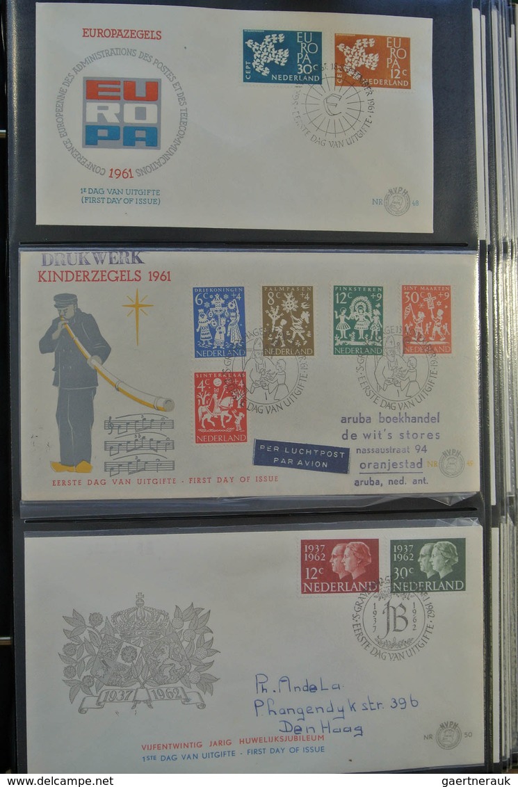 27475 Niederlande: 1958-2010 Almost complete, mostly unaddressed collection FDC's of the Netherlands 1958-