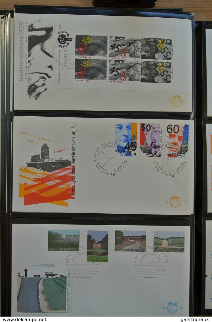 27475 Niederlande: 1958-2010 Almost complete, mostly unaddressed collection FDC's of the Netherlands 1958-