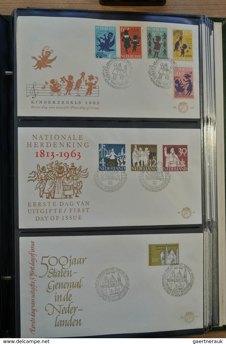 27475 Niederlande: 1958-2010 Almost complete, mostly unaddressed collection FDC's of the Netherlands 1958-