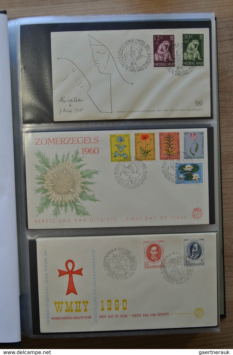 27479 Niederlande: 1960-2013. Apparently Complete, Unaddressed Collection FDC's Of The Netherlands 1960-20 - Lettres & Documents