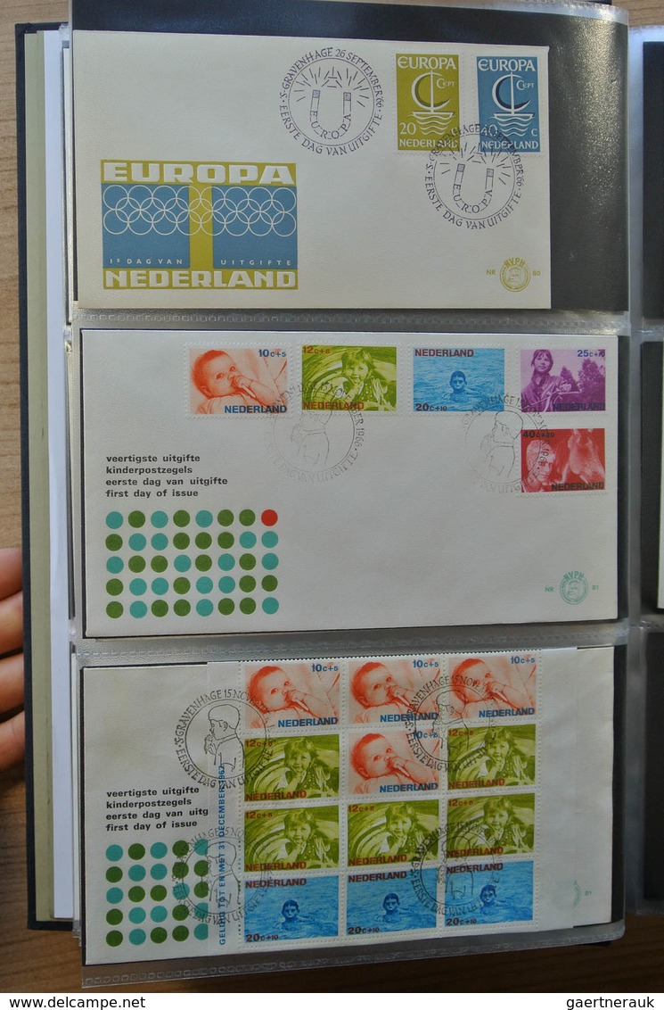 27479 Niederlande: 1960-2013. Apparently complete, unaddressed collection FDC's of the Netherlands 1960-20