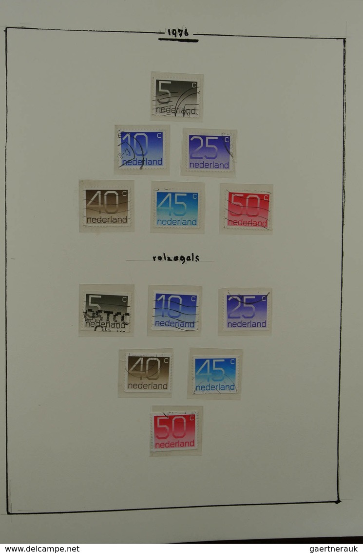 27481 Niederlande: 1972-1999. Nicely presented, multiple, MNH and used collection Netherlands 1972-1999 in