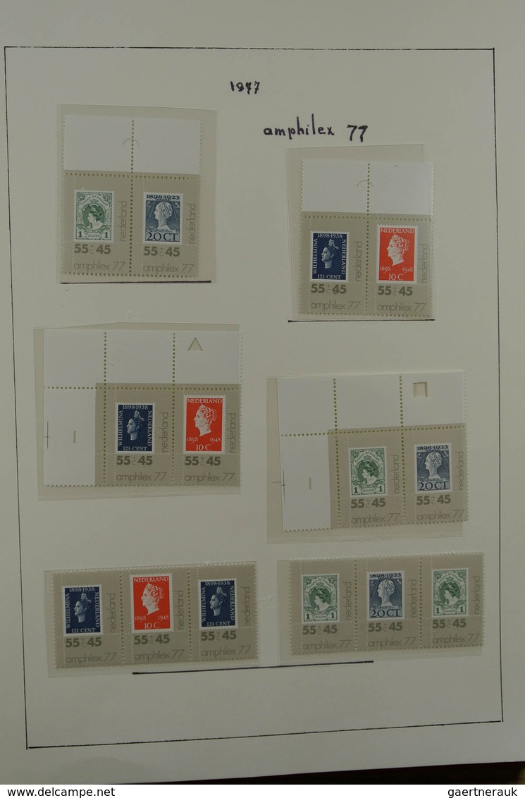 27481 Niederlande: 1972-1999. Nicely presented, multiple, MNH and used collection Netherlands 1972-1999 in