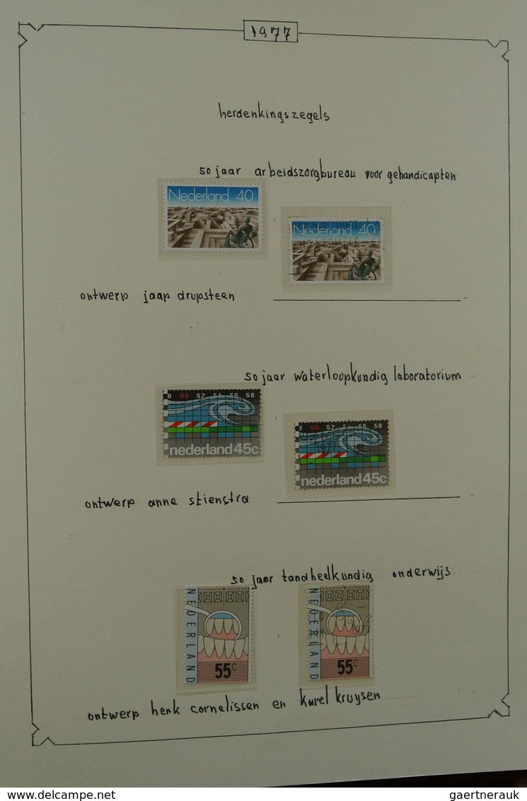 27481 Niederlande: 1972-1999. Nicely presented, multiple, MNH and used collection Netherlands 1972-1999 in