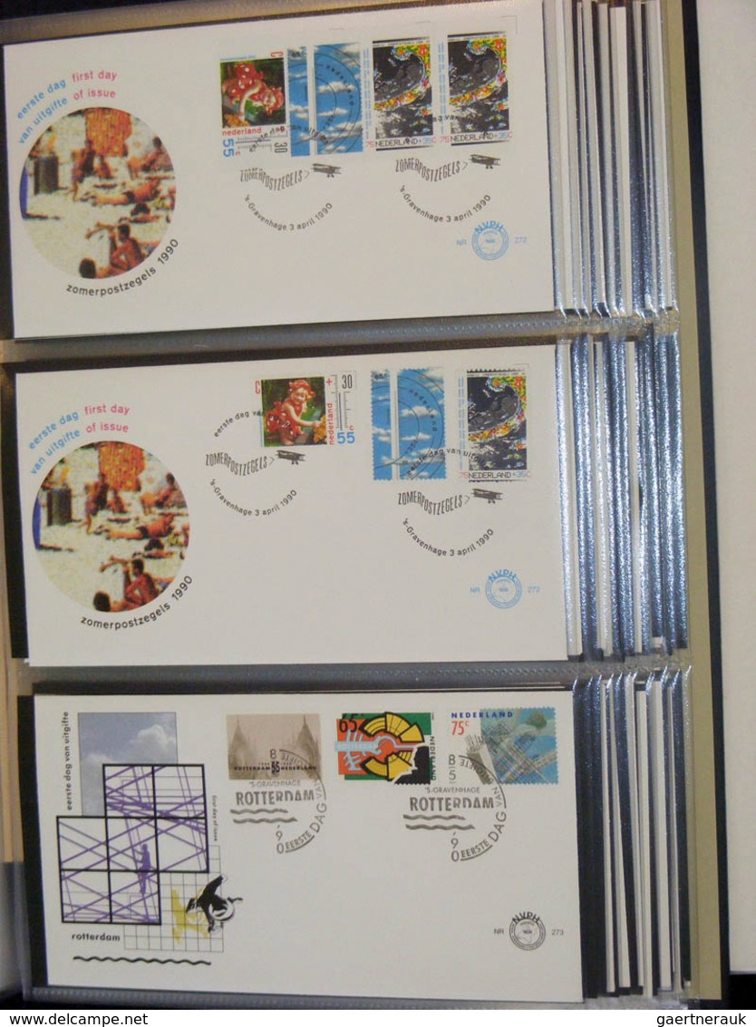 27482 Niederlande: 1977/2003: Netherlands FDC's 1977-2003, (no. 163 until 491), more than 350 pieces. In 3