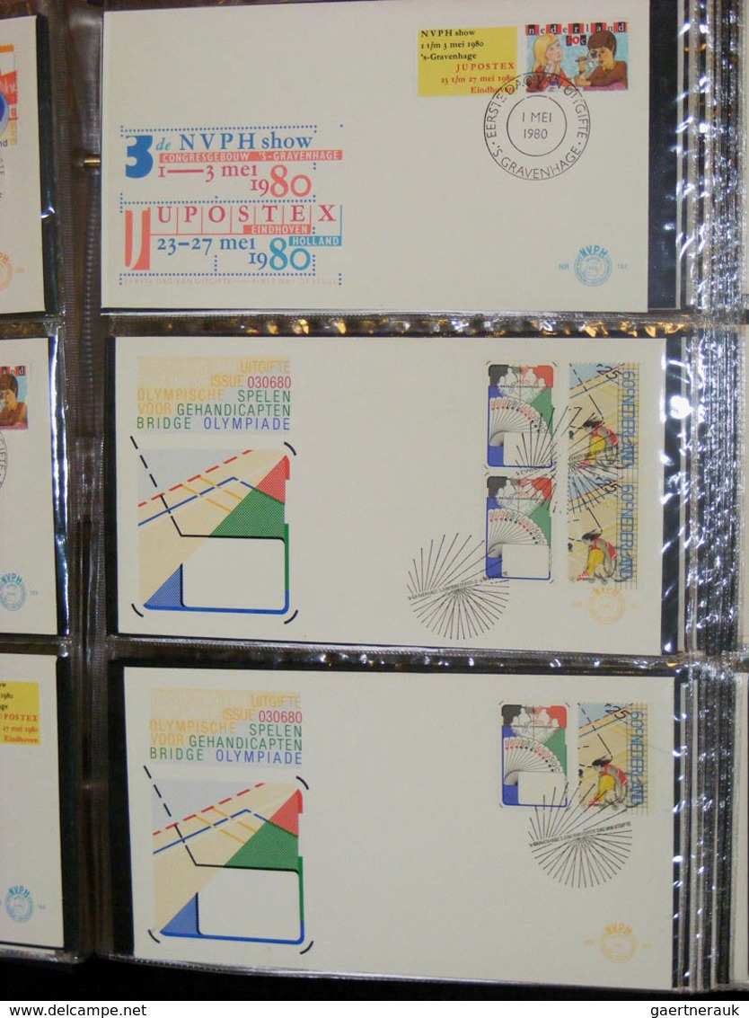 27482 Niederlande: 1977/2003: Netherlands FDC's 1977-2003, (no. 163 until 491), more than 350 pieces. In 3