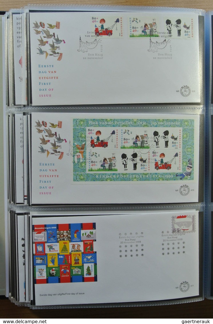27486 Niederlande: 1992-2011 Complete collection FDC's of the Netherlands from no. 297 till 636 in 2 Davo