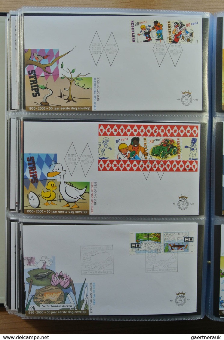 27486 Niederlande: 1992-2011 Complete collection FDC's of the Netherlands from no. 297 till 636 in 2 Davo