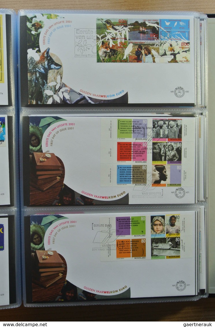 27486 Niederlande: 1992-2011 Complete collection FDC's of the Netherlands from no. 297 till 636 in 2 Davo