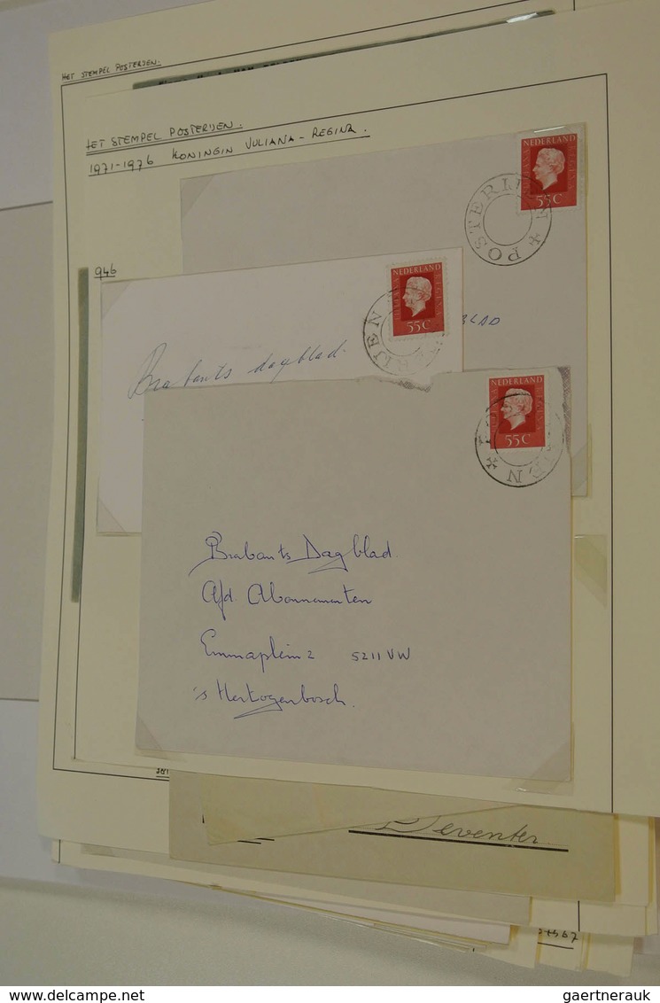 27488 Niederlande: Small collection covers of the Netherlands with cancel "posterijen" in folder.