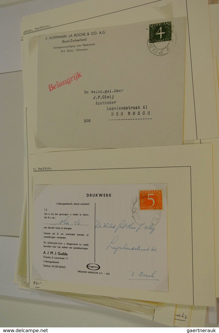 27488 Niederlande: Small collection covers of the Netherlands with cancel "posterijen" in folder.