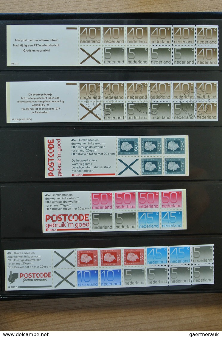 27489 Niederlande - Markenheftchen: 1964-1999 Very well filled, mostly MNH collection stampbooklets of the