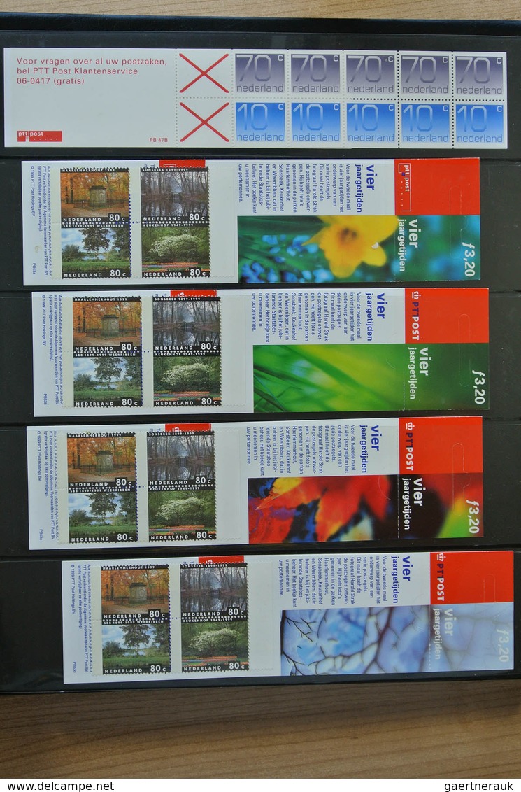 27489 Niederlande - Markenheftchen: 1964-1999 Very well filled, mostly MNH collection stampbooklets of the